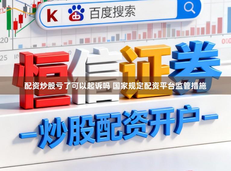 配资炒股亏了可以起诉吗 国家规定配资平台监管措施
